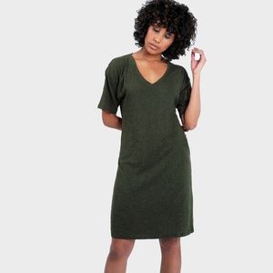 MIKA T-SHIRT DRESS - Heather Forest